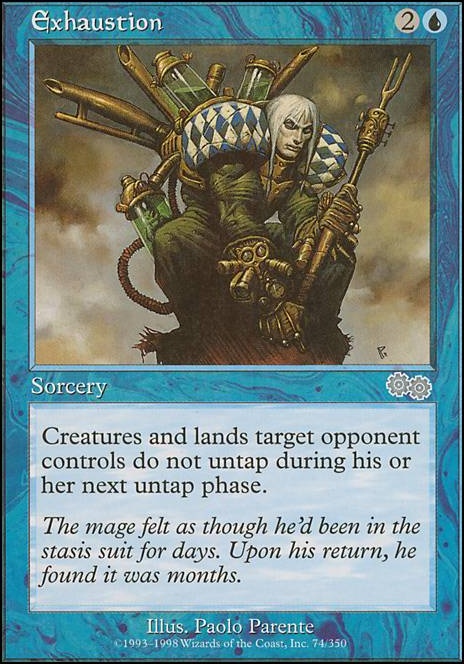 Exhaustion feature for Teferi, Who Slows the Sunset