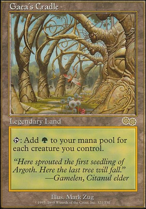 Gaea's Cradle feature for The Selesnya Deck that does everything