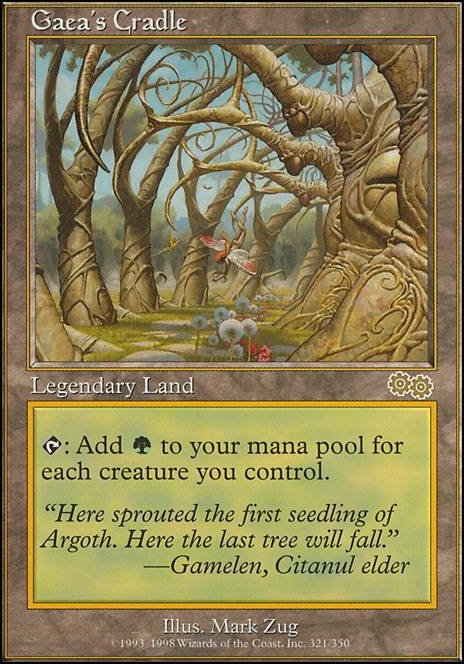 Gaea's Cradle feature for Whole Lotta Elves