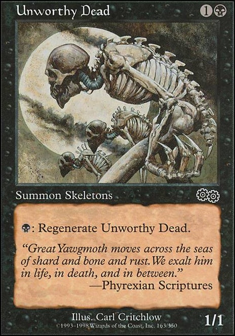 Unworthy Dead feature for Skeletons