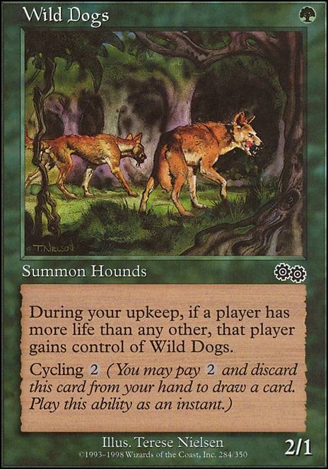 Wild Dogs feature for Golgari Garbage (Pauper EDH)