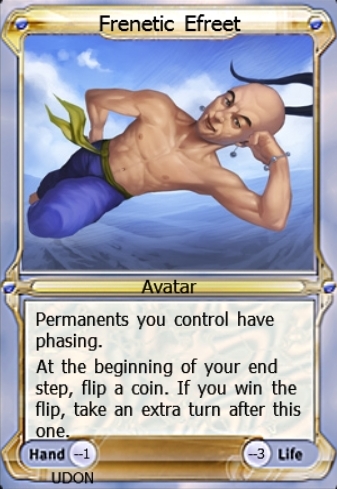 Featured card: Frenetic Efreet Avatar