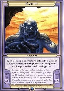 Featured card: Karn Character