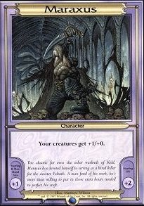 Featured card: Maraxus Character