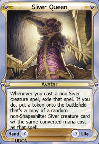 Featured card: Sliver Queen Avatar