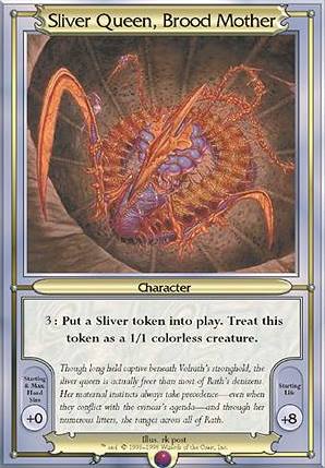 Featured card: Sliver Queen, Brood Mother Character
