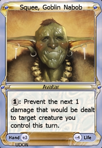Featured card: Squee, Goblin Nabob Avatar