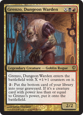 Featured card: Grenzo, Dungeon Warden