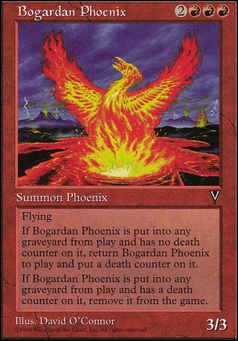 Bogardan Phoenix feature for Phoenix Graveyard Tactics
