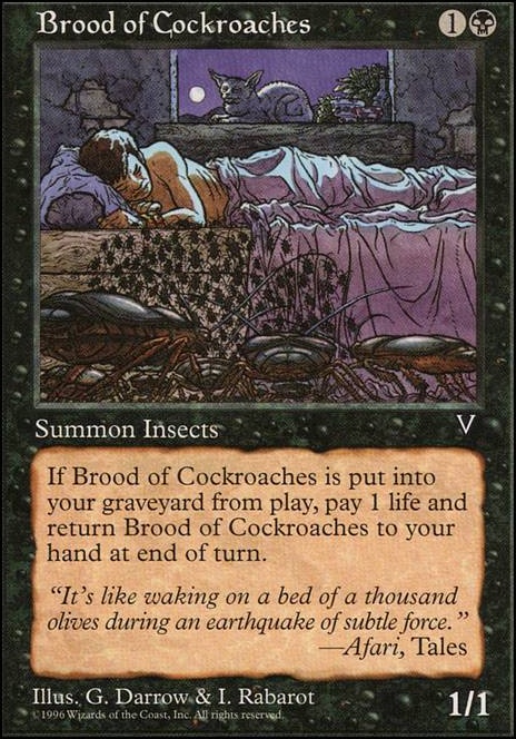 Featured card: Brood of Cockroaches