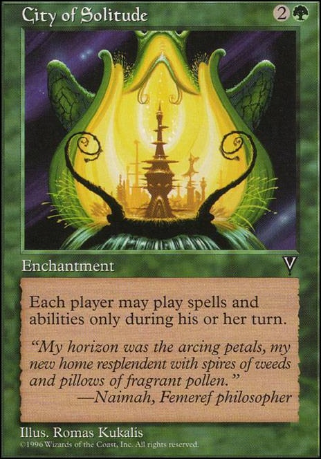 City of Solitude feature for Another Green Combo Deck