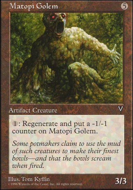 Featured card: Matopi Golem