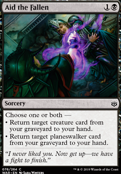 Featured card: Aid the Fallen