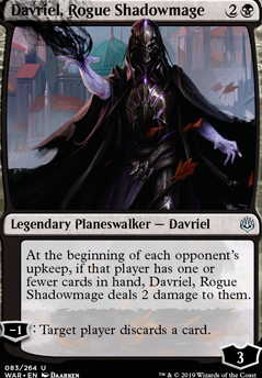 Commander: Davriel, Rogue Shadowmage