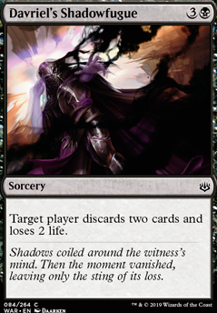 Featured card: Davriel's Shadowfugue