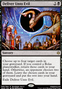 Deliver Unto Evil feature for Nicol Bolas and the Elderspell