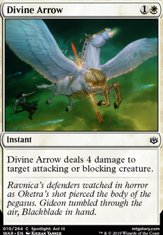 Divine Arrow feature for Mostly white, little Blue knights