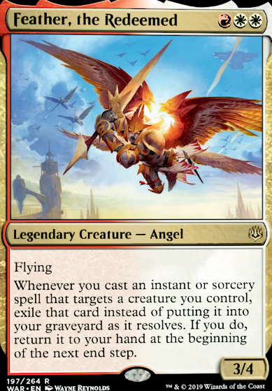 Feather, the Redeemed feature for Tiny Feather: Battle for Ravnica