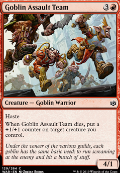 Featured card: Goblin Assault Team