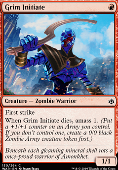 Grim Initiate feature for Mono Red Calamity