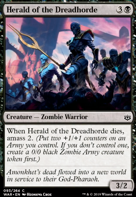 Herald of the Dreadhorde feature for gifted Deck