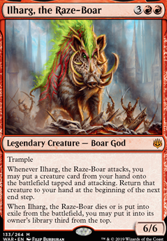 Ilharg, the Raze-Boar feature for RED Devotion Deck by theB3LD4_