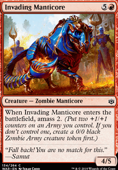 Featured card: Invading Manticore