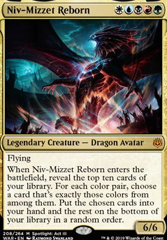 Niv-Mizzet Reborn feature for Ravnica Reborn