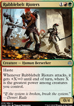 Featured card: Rubblebelt Rioters