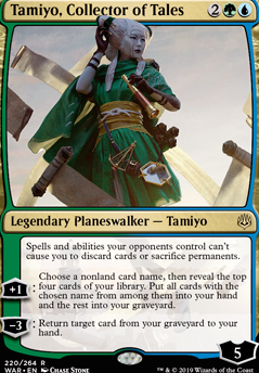 Tamiyo, Collector of Tales feature for Nexus Reclamation