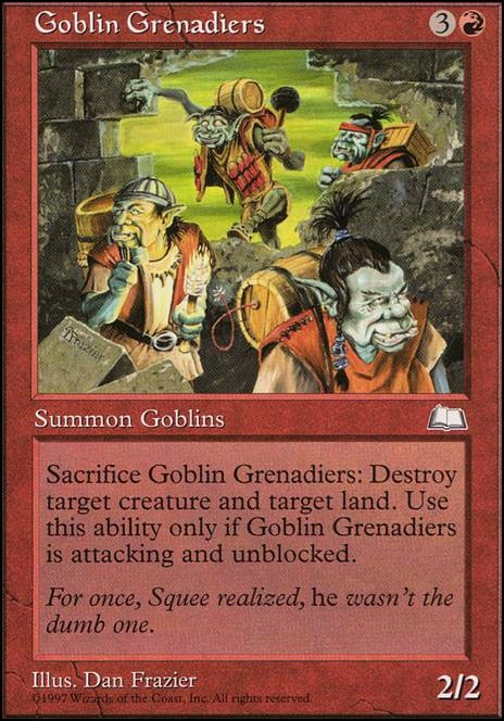 Featured card: Goblin Grenadiers