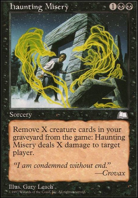 Featured card: Haunting Misery