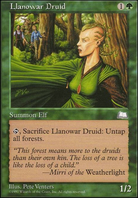 Featured card: Llanowar Druid
