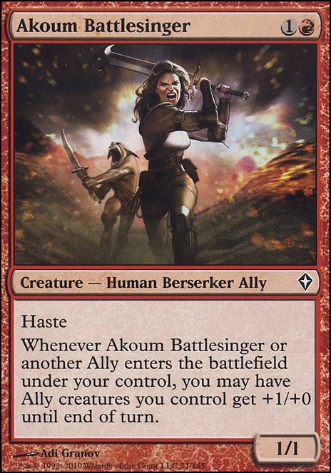 Featured card: Akoum Battlesinger