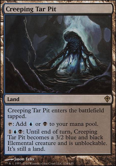 Featured card: Creeping Tar Pit