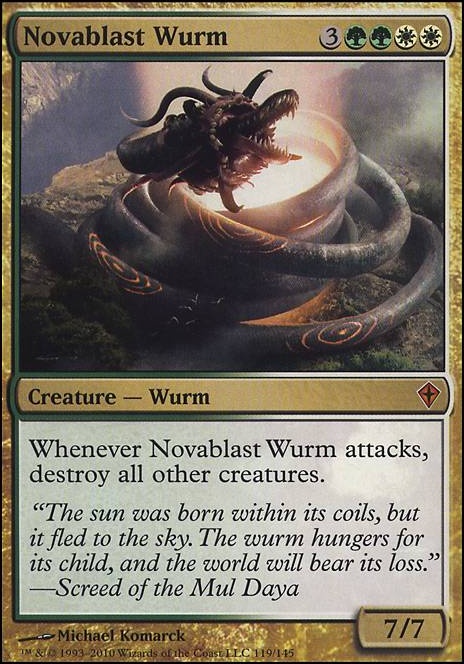 Novablast Wurm feature for Clash of Wurms 