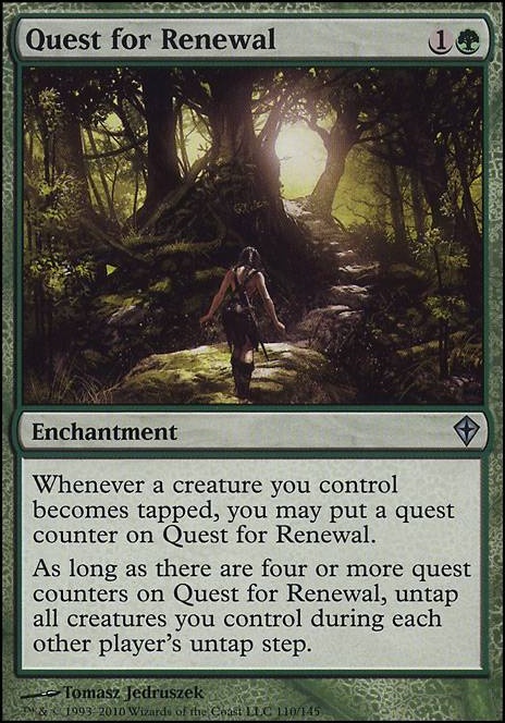 Quest for Renewal feature for The Tappity Untappity Deck