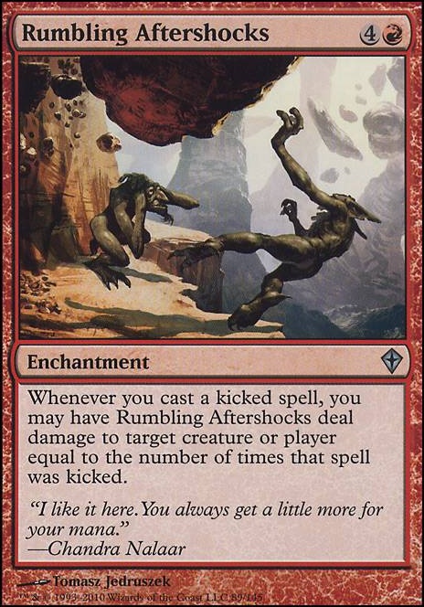 Featured card: Rumbling Aftershocks