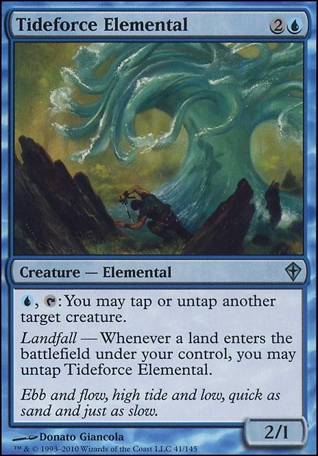 Featured card: Tideforce Elemental