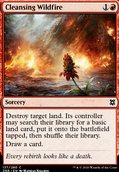 Cleansing Wildfire feature for W/U/R Ephemerate Prison