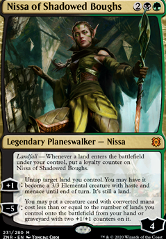 Featured card: Nissa of Shadowed Boughs