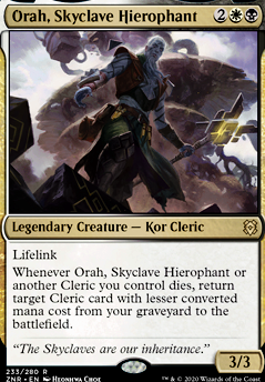 Orah, Skyclave Hierophant feature for Recurring Clerics
