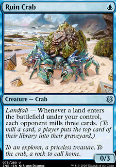 Ruin Crab feature for Mono blue Mill