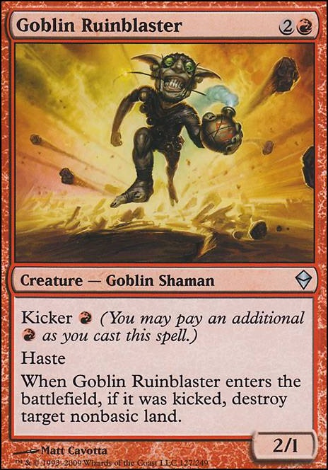 Featured card: Goblin Ruinblaster