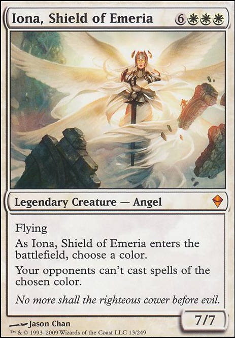 Iona, Shield of Emeria feature for Iona, Shield of Rage