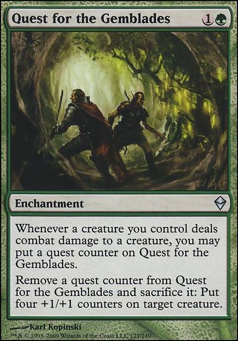 Featured card: Quest for the Gemblades