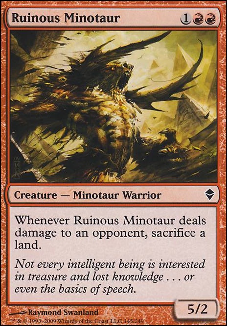 Featured card: Ruinous Minotaur