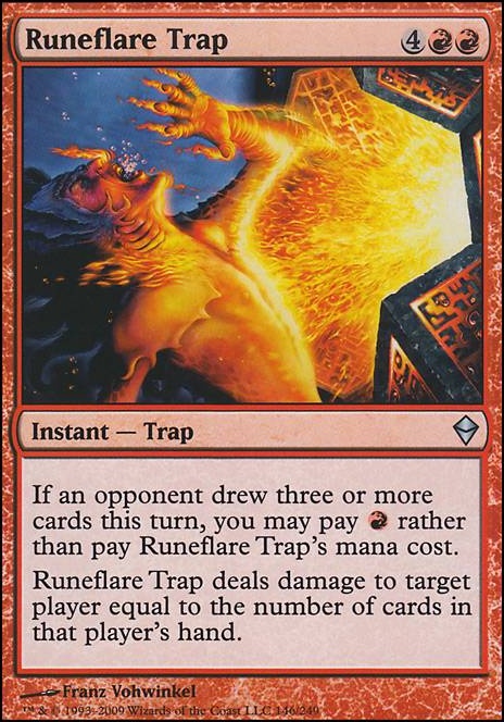 Runeflare Trap feature for Have fun discarding cards