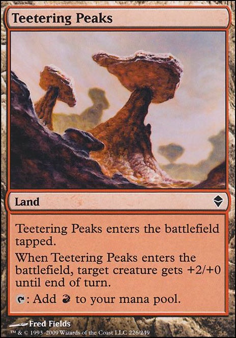 Featured card: Teetering Peaks