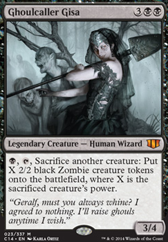Ghoulcaller Gisa feature for Athreos, Zombie God